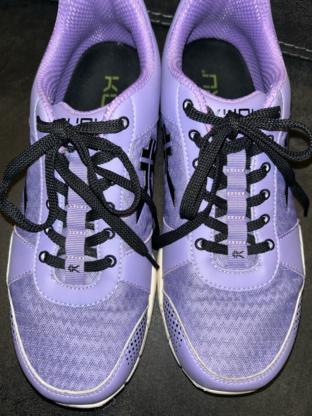 Kuru Quantum 2 Lavender Black Athletic Comfort Ergonomic Sneakers Women’s 10 - Picture 11 of 16